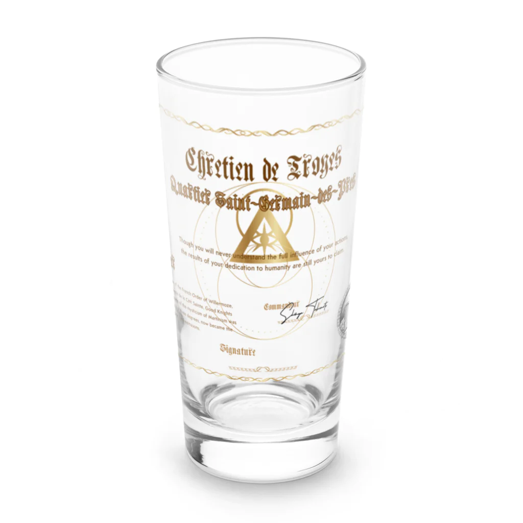 Chrétien de TroyesのChrétien de Troyes Long Sized Water Glass :front