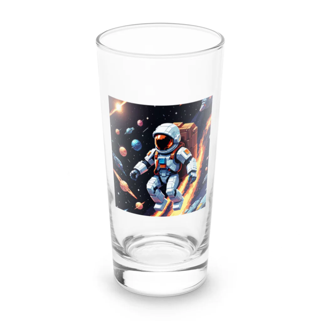 kawadai_の宇宙を旅している勇者 Long Sized Water Glass :front