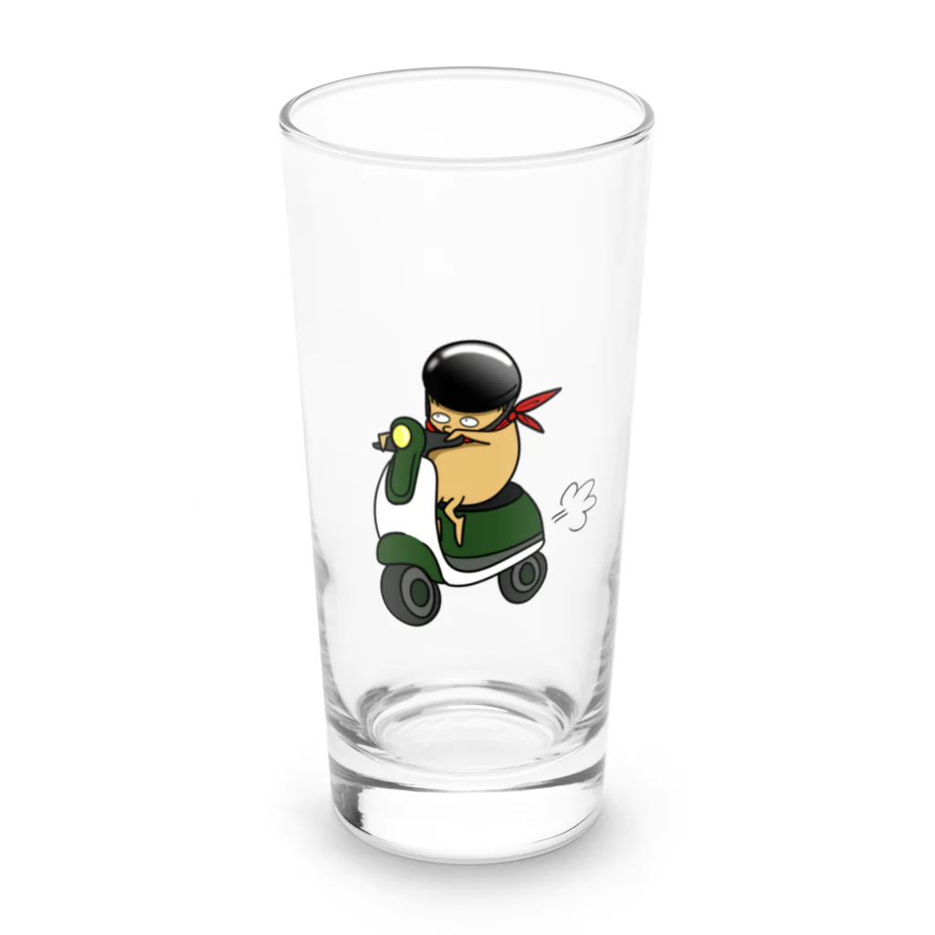 kaberinのスクーターきのこ Long Sized Water Glass :front