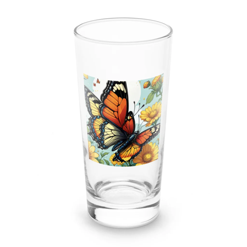 HERAX(へラックス）2号店の美しき蝶の舞 Long Sized Water Glass :front