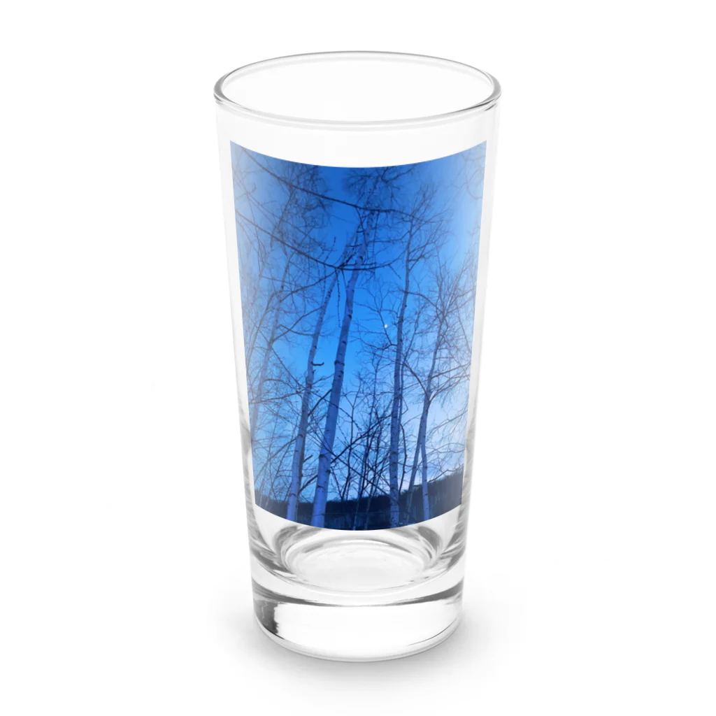 kayuuの神秘的な青い世界 Long Sized Water Glass :front