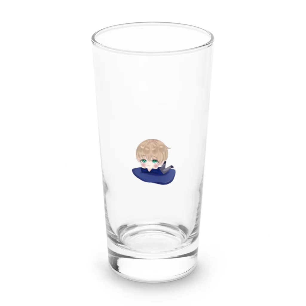 ほほんのみんなのそばにるきさん Long Sized Water Glass :front