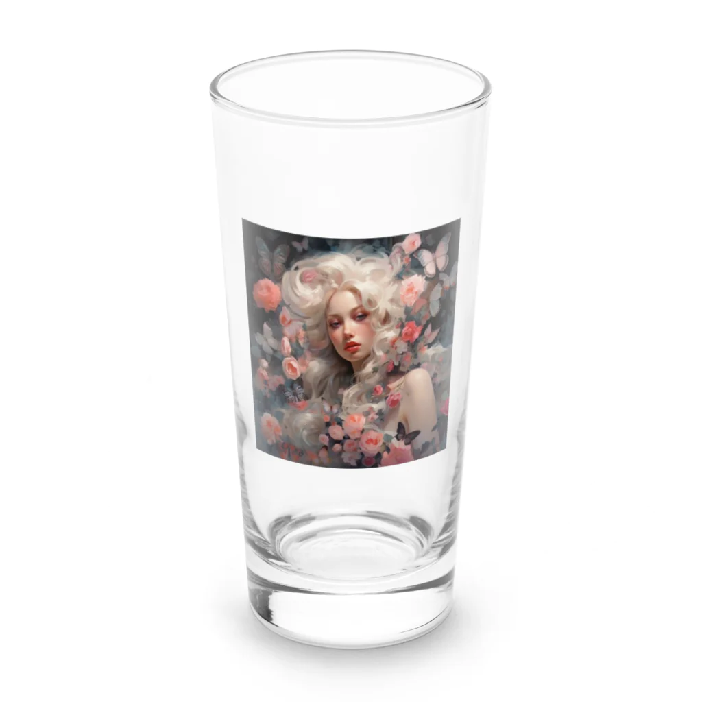 AQUAMETAVERSEの花と美女　なでしこ1478 Long Sized Water Glass :front