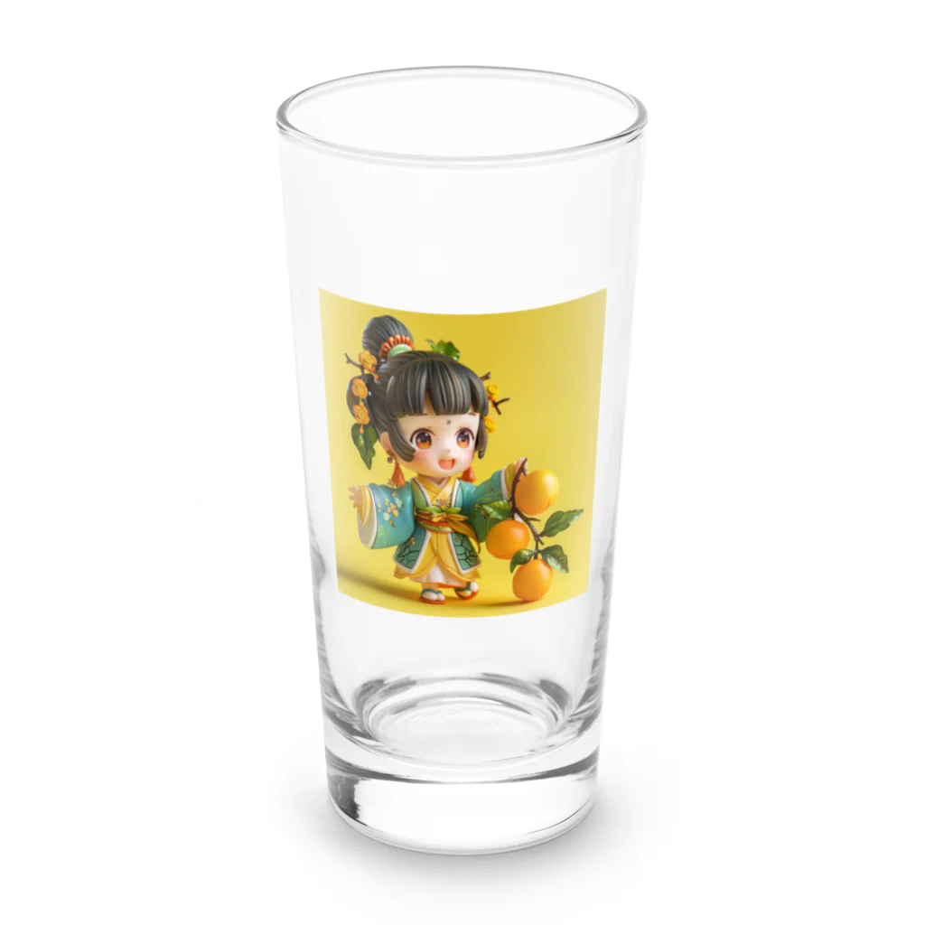 AQUAMETAVERSEの小さな弁財天様の枇杷収穫🌟アメジスト 2846 Long Sized Water Glass :front