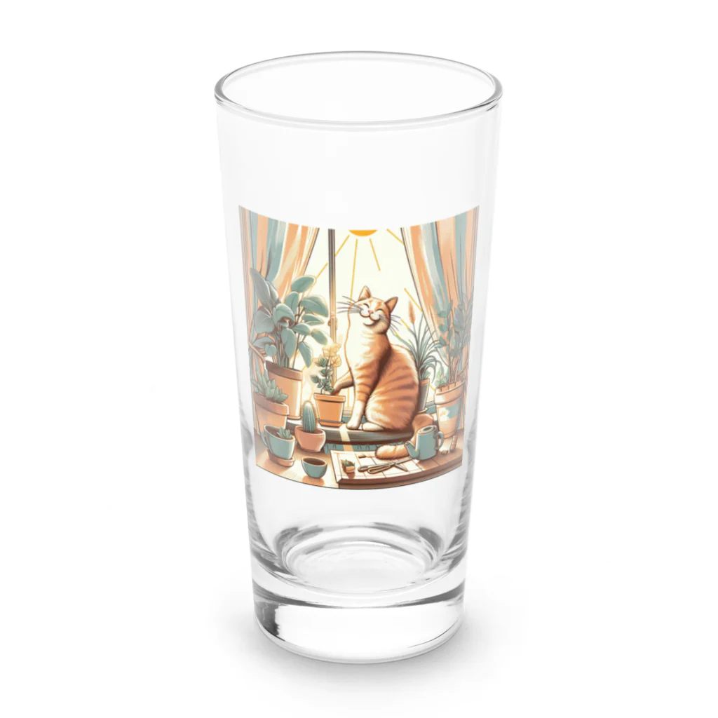 Akiraの猫 Long Sized Water Glass :front