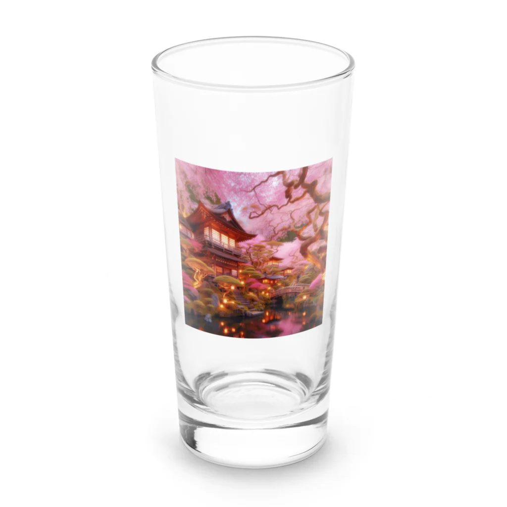 美女 アニメ 風景 おすすめの癒しの風景 Long Sized Water Glass :front