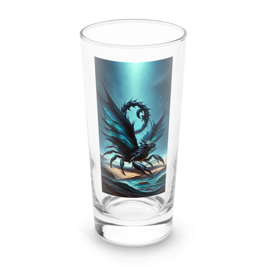 AI空想生き物図鑑のブラックマンタ×サソリ Long Sized Water Glass :front