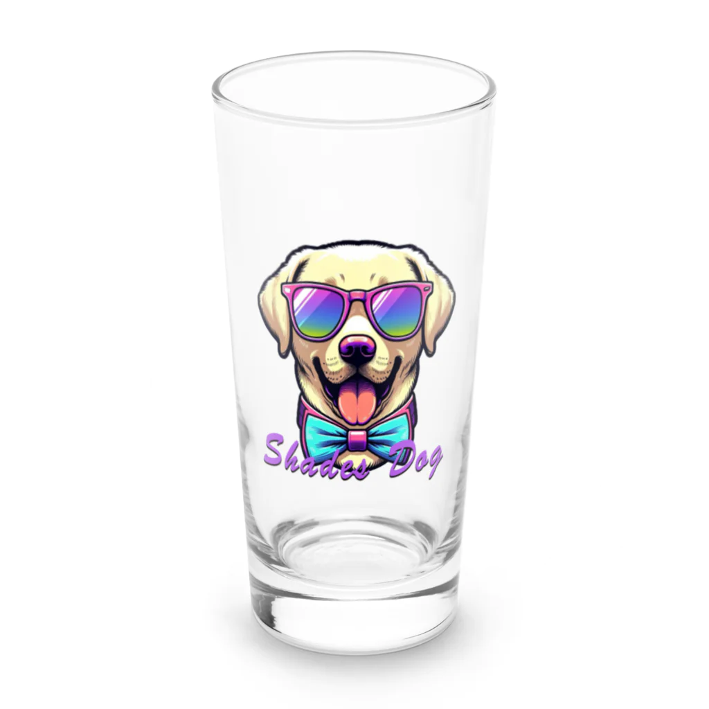 Shades DOGのラブラドールレトリーバー（A） Long Sized Water Glass :front