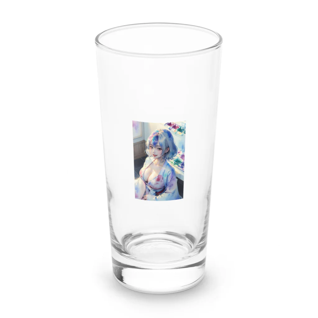 D-system（水彩屋）の着物女子ハルカ Long Sized Water Glass :front