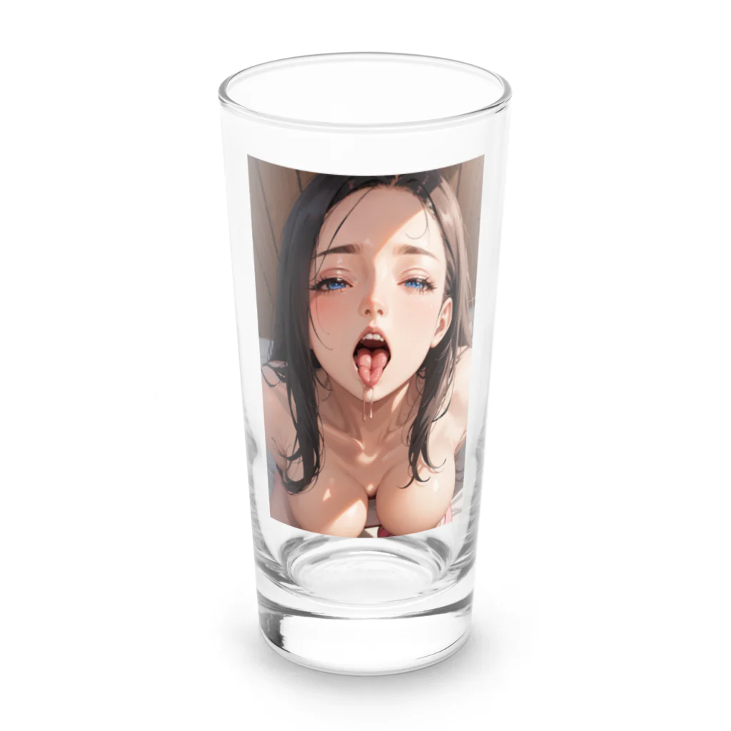 美少女学院の黒髪美少女　美鈴ちゃん４ Long Sized Water Glass :front