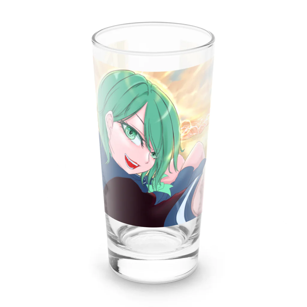 えりっくGOODSのえりっくと制服デート(コップ) Long Sized Water Glass :front