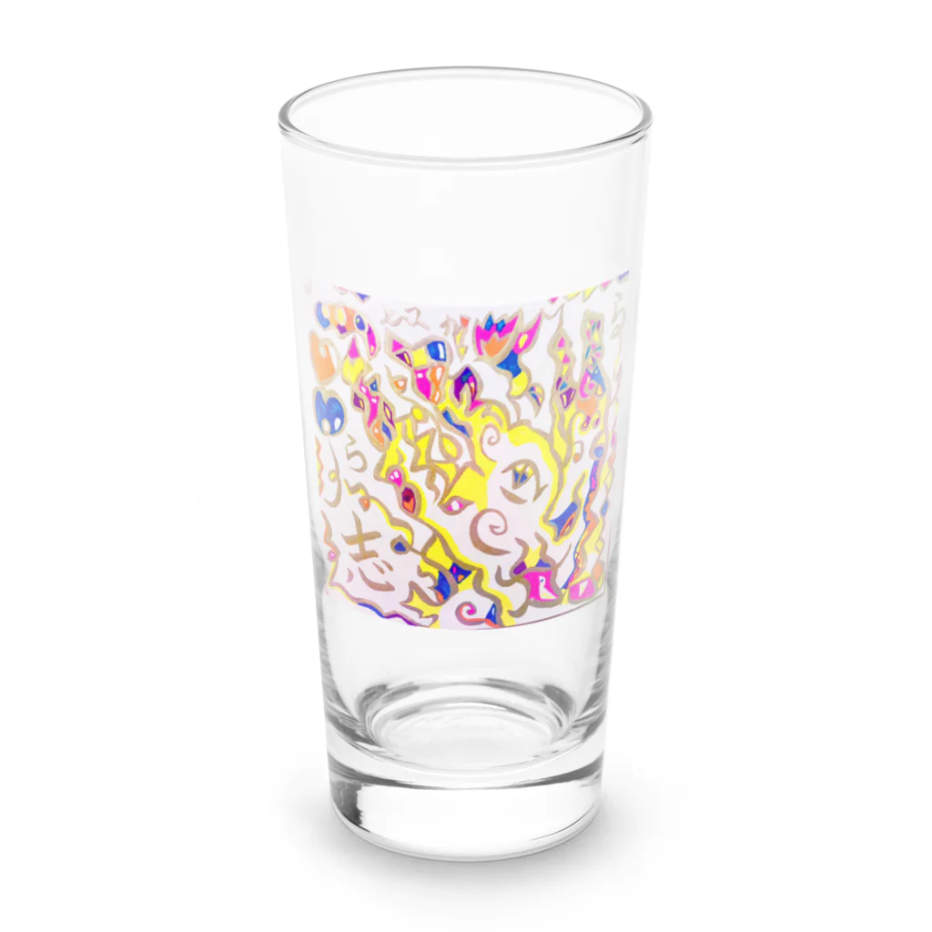 エネハピる〜🫧✨の向上心✨ Long Sized Water Glass :front