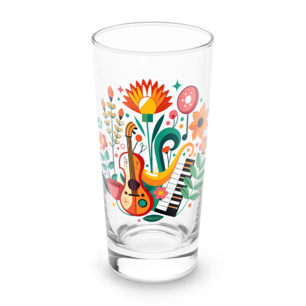 SHU CHENG LINの夏の音楽 Long Sized Water Glass :front