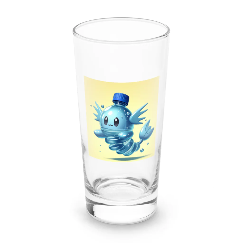 絵心なしショップのペットル Long Sized Water Glass :front