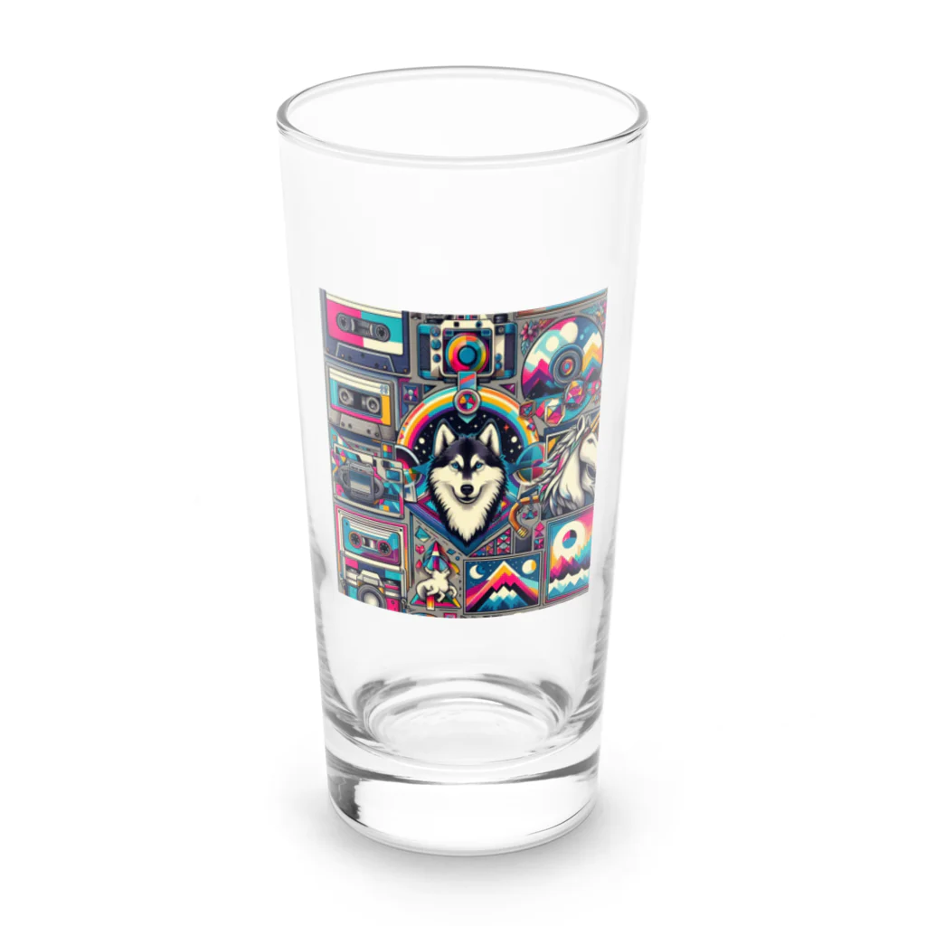 stmtakaのラッパー犬 Long Sized Water Glass :front