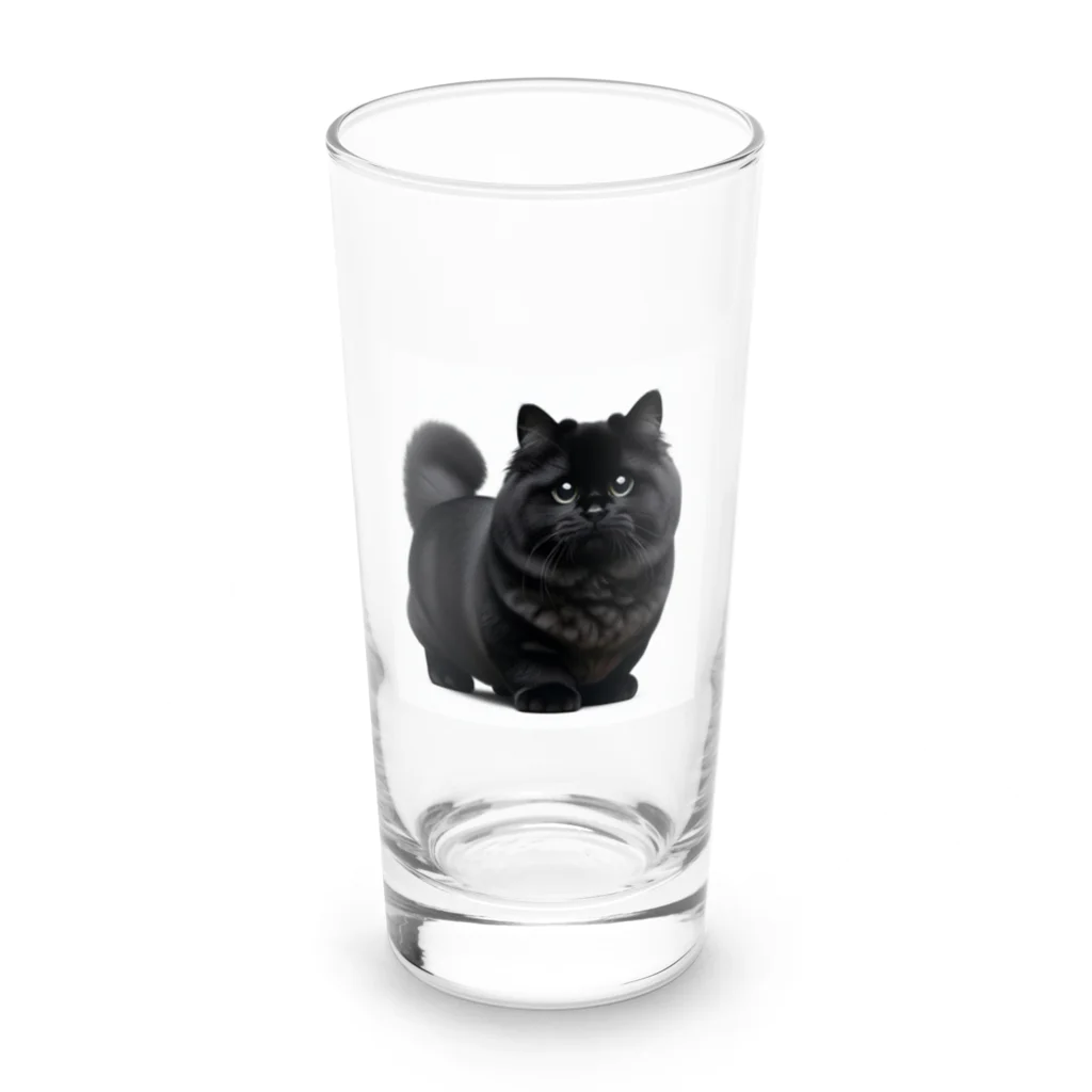 しょっぷトミィの黒猫 Long Sized Water Glass :front