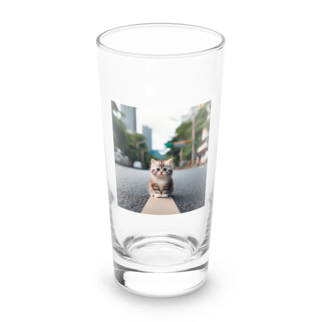 koumeiのみちにねこ Long Sized Water Glass :front