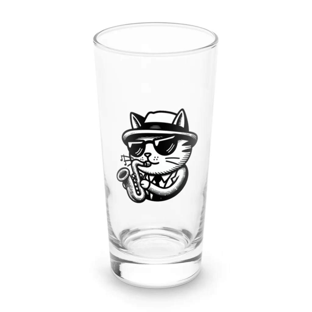 age3mのブローキャット Long Sized Water Glass :front