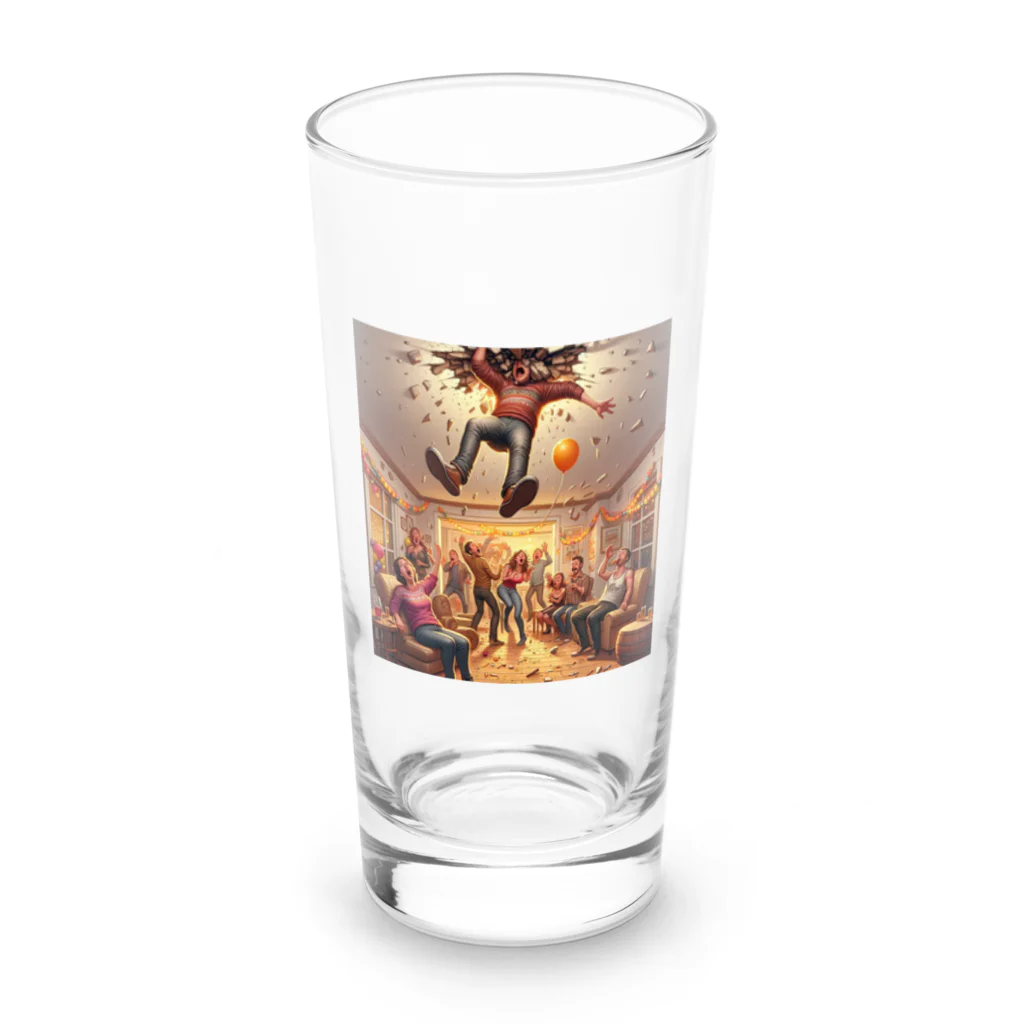 万銭ショップのこーべ大学 Long Sized Water Glass :front