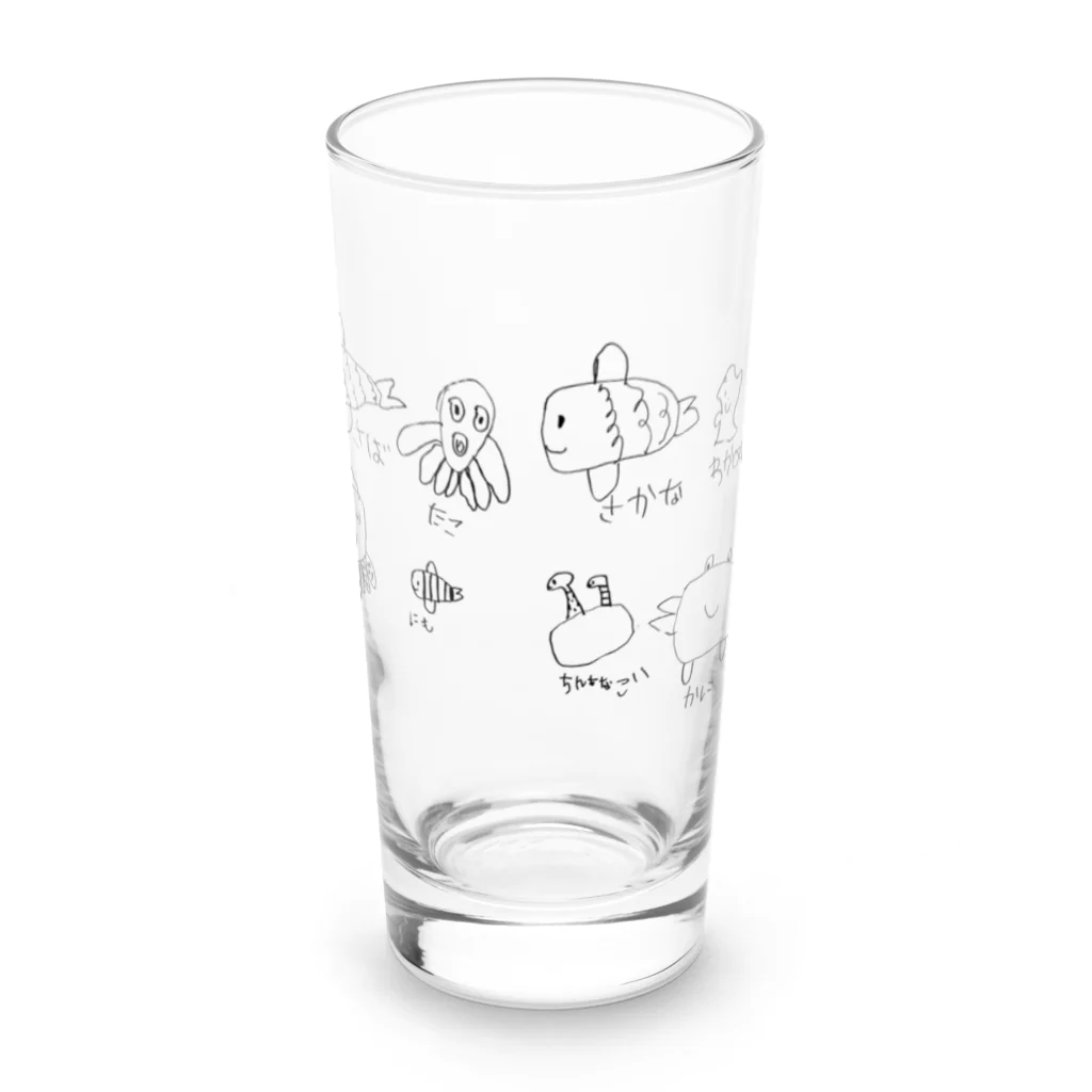 Paddleのつむぎの水族館 Long Sized Water Glass :front