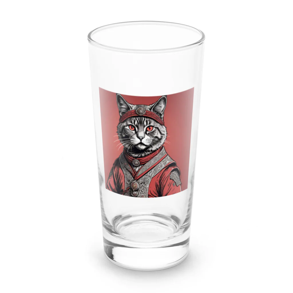 hogarakuの縄文猫 Long Sized Water Glass :front