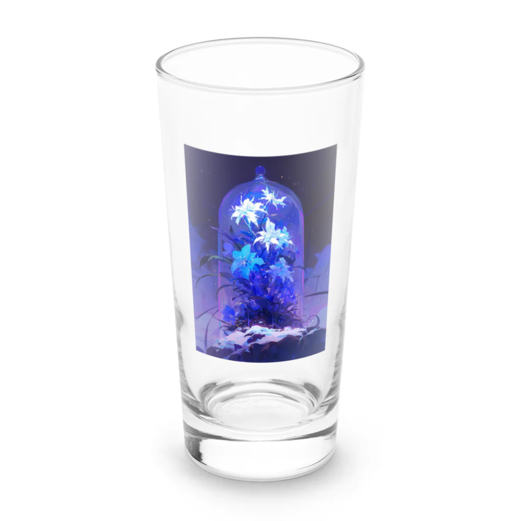 AQUAMETAVERSEのブリザードフラワーをガラスドームの中へ　ラフルール　1859 Long Sized Water Glass :front