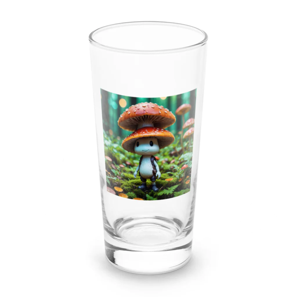 Kaz_Alter777のキュートなキノコ Long Sized Water Glass :front