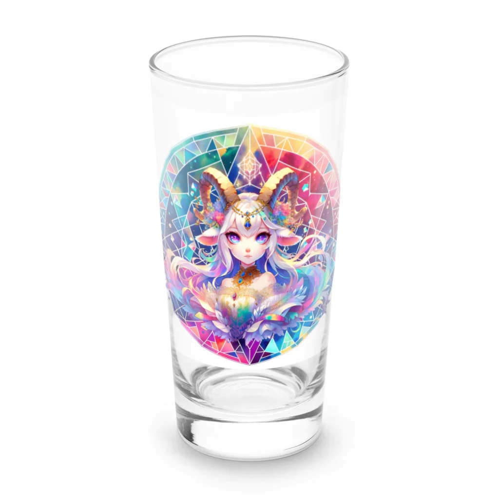 トトベス(T∴B∴M∴)🕊️の牧神パーンに奉献する清廉な山羊姫🐐 Long Sized Water Glass :front