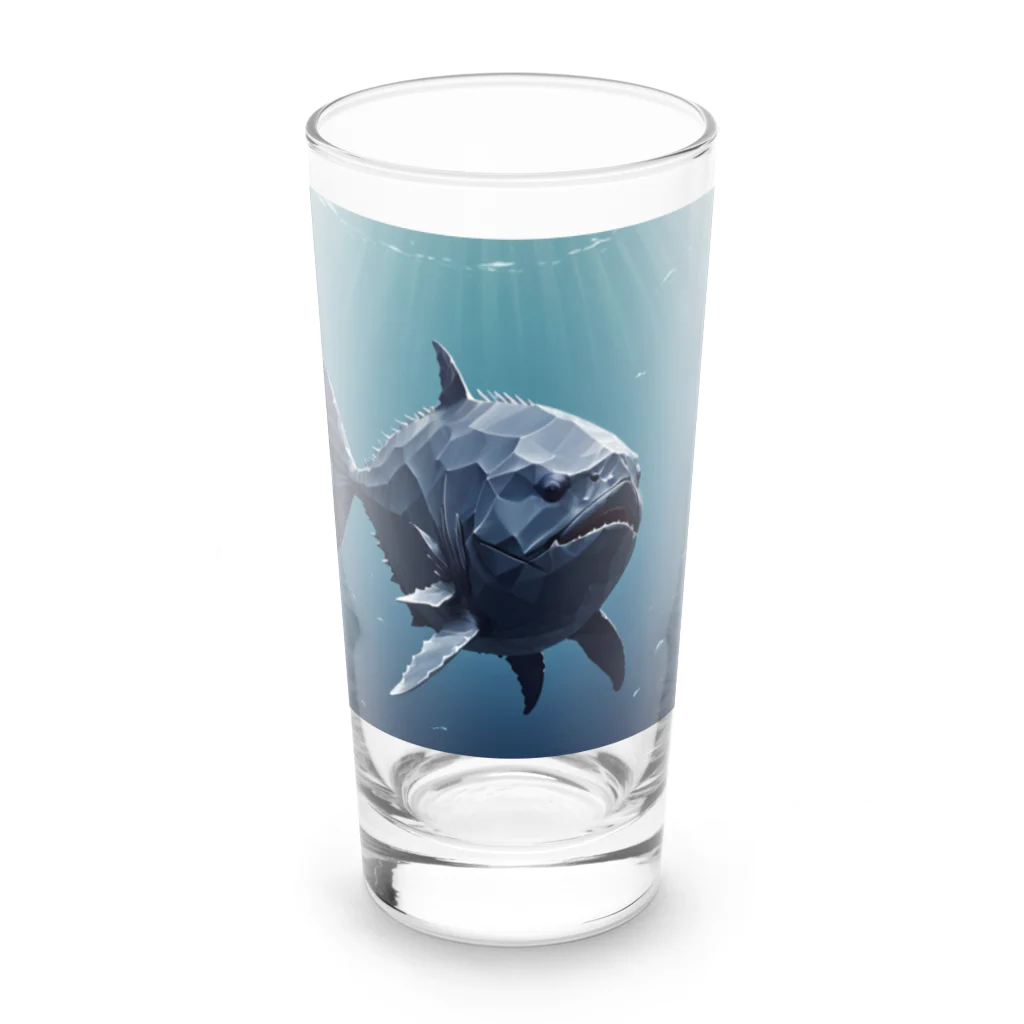 asuto_20のローポリ風マンボウ Long Sized Water Glass :front