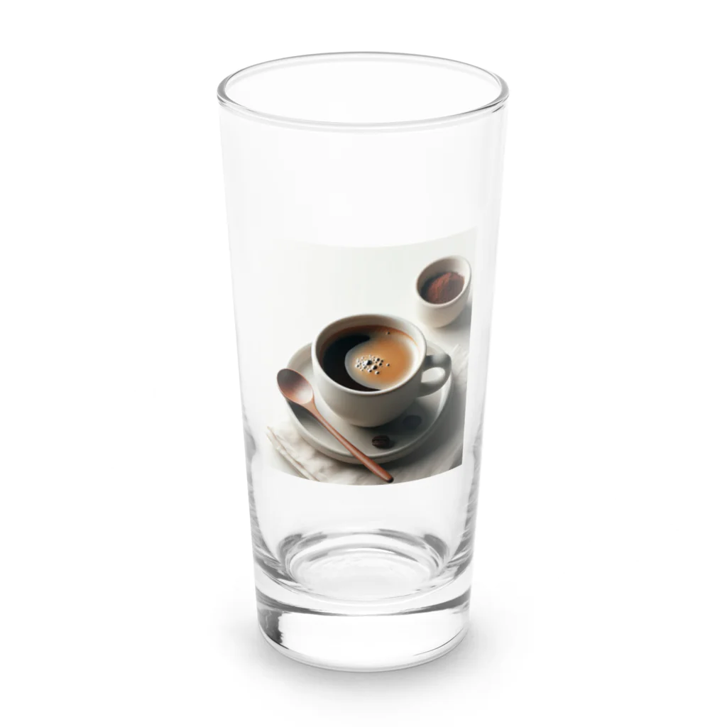 アミュペンの真に美味しいブラックコーヒー Long Sized Water Glass :front