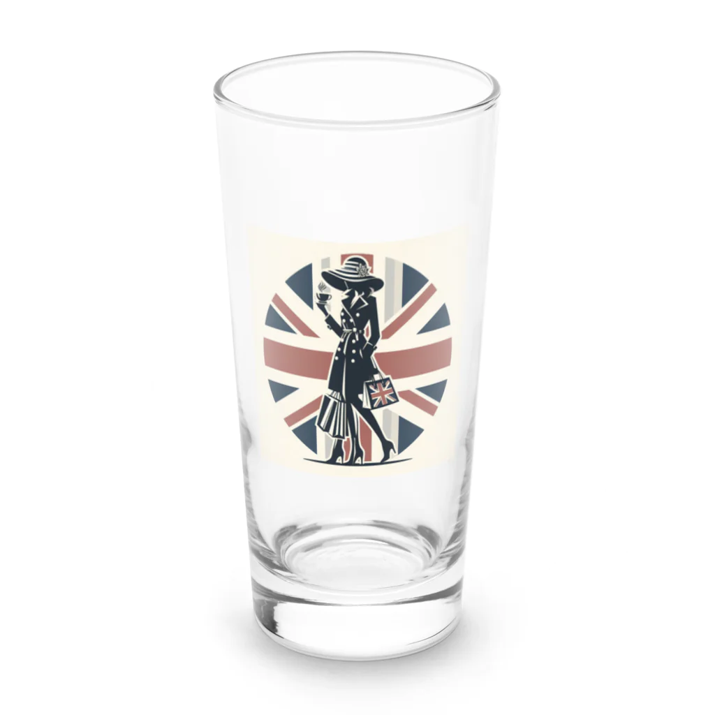 まりな☆のお店のオシャレ女子☆イギリス風 Long Sized Water Glass :front