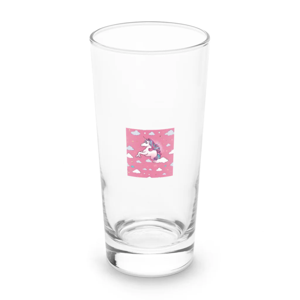 yu_02_1の夢の中のユニコーン Long Sized Water Glass :front