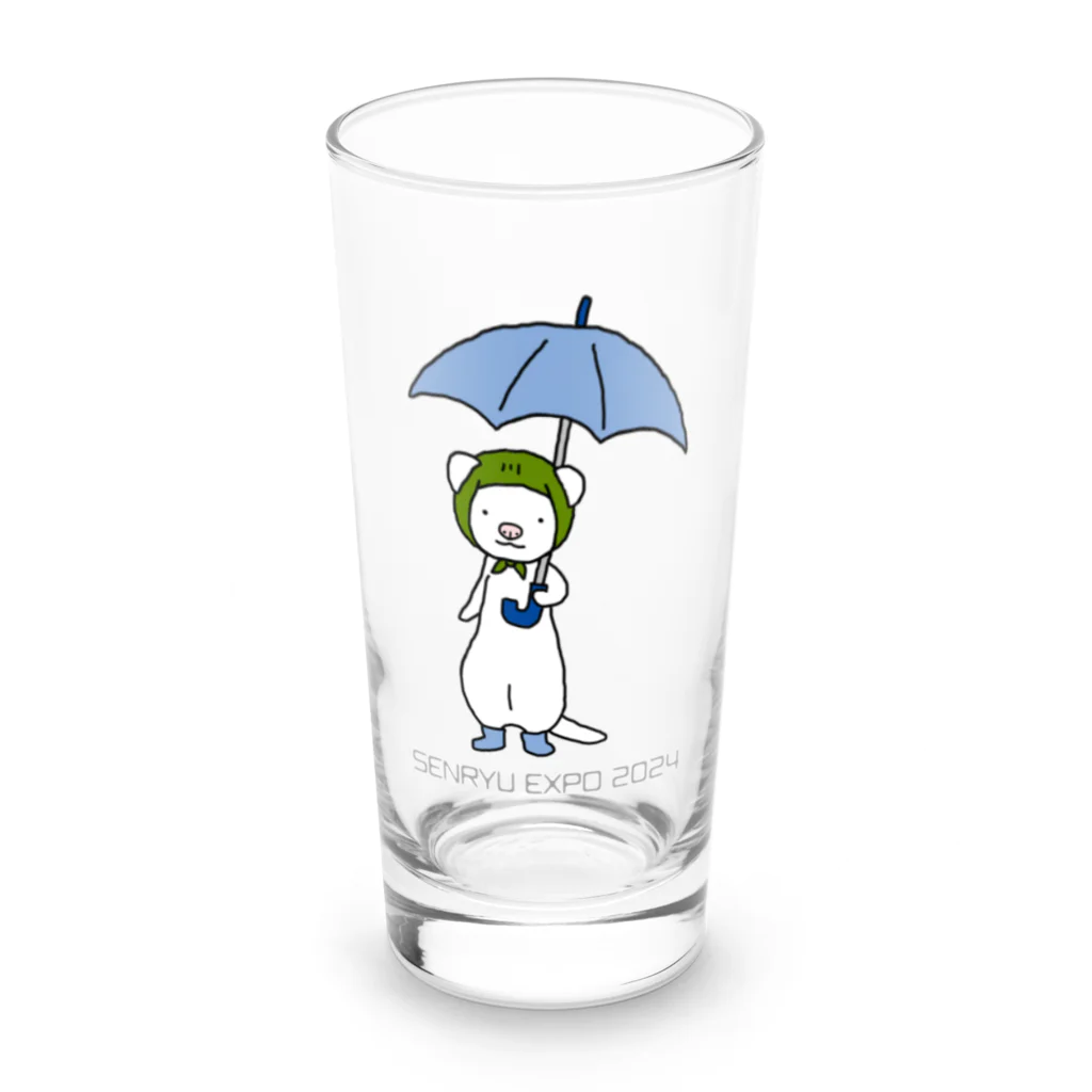 NowhereFerretの雨のお散歩 Long Sized Water Glass :front