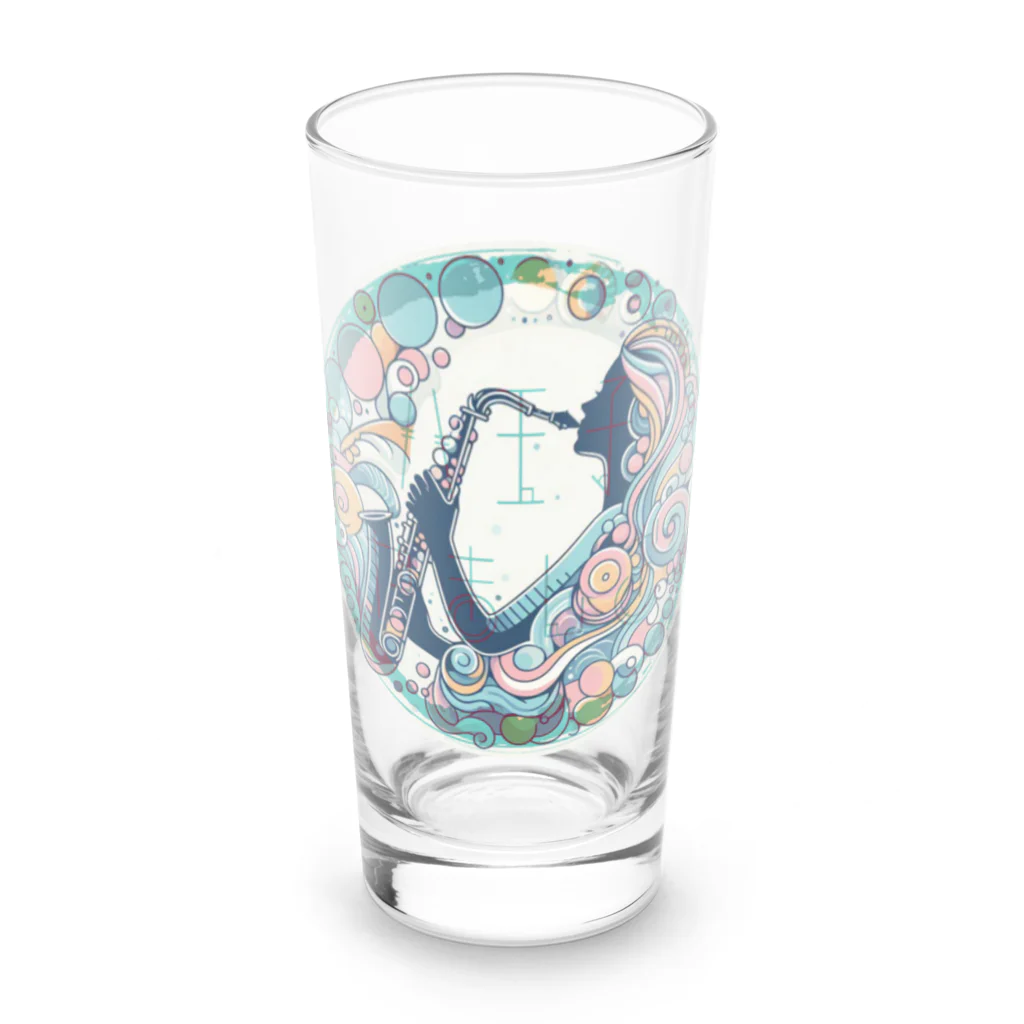 八王子やましぎのテナーサックス ６ Long Sized Water Glass :front