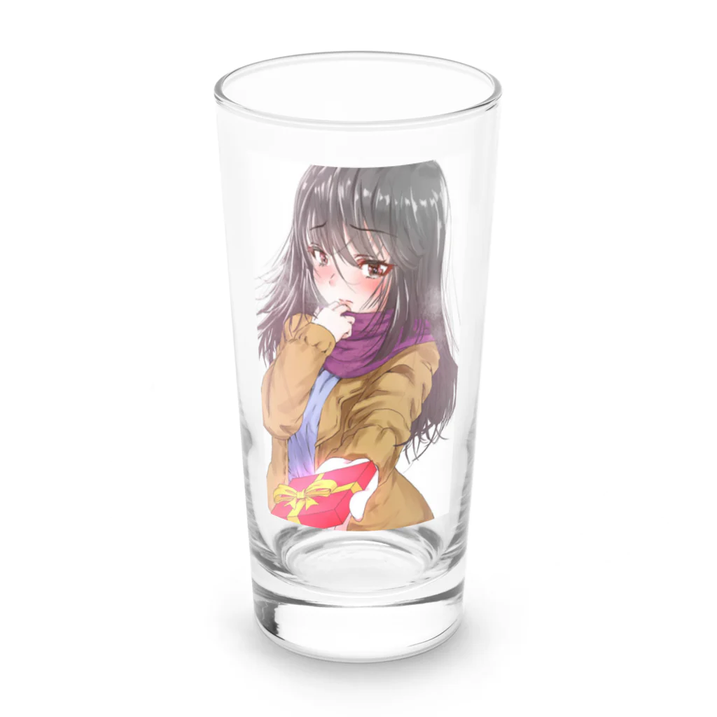 ヤマトの店のツンデレ女子 Long Sized Water Glass :front