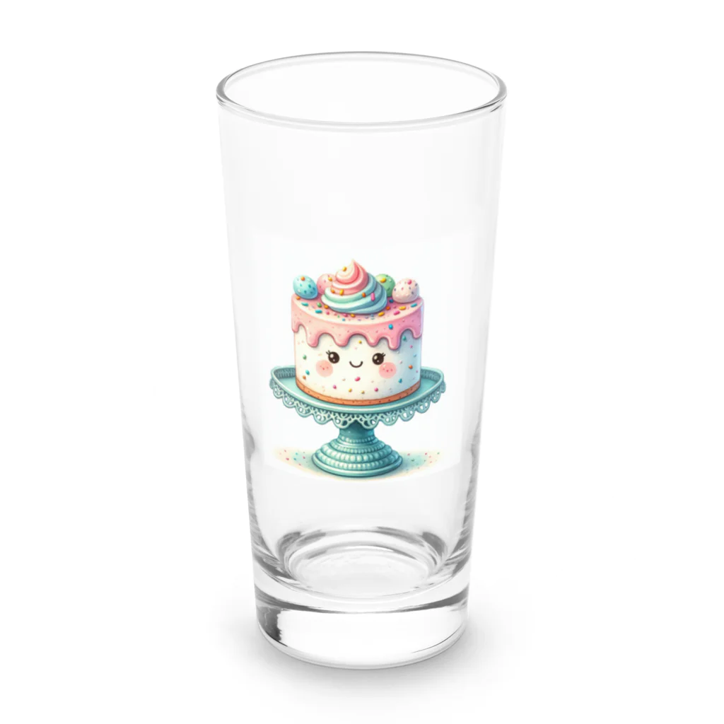 カノンとアヤネの可愛いケーキちゃん Long Sized Water Glass :front