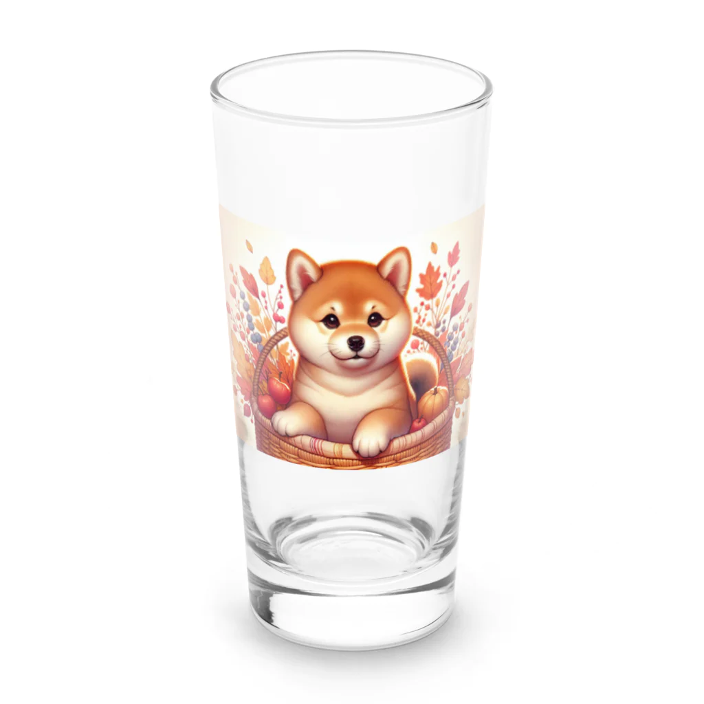 TKG3150の可愛い柴犬 Long Sized Water Glass :front