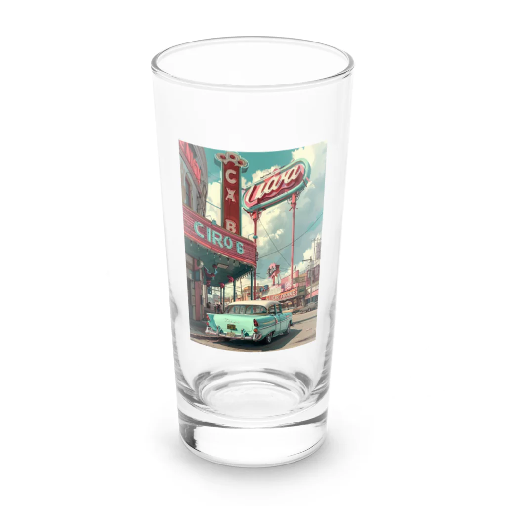 がーるずしょっぷのVintage American City Long Sized Water Glass :front