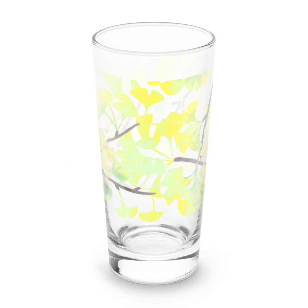 斗巳【キメラ鉛筆】のLSDイチョウ Long Sized Water Glass :front