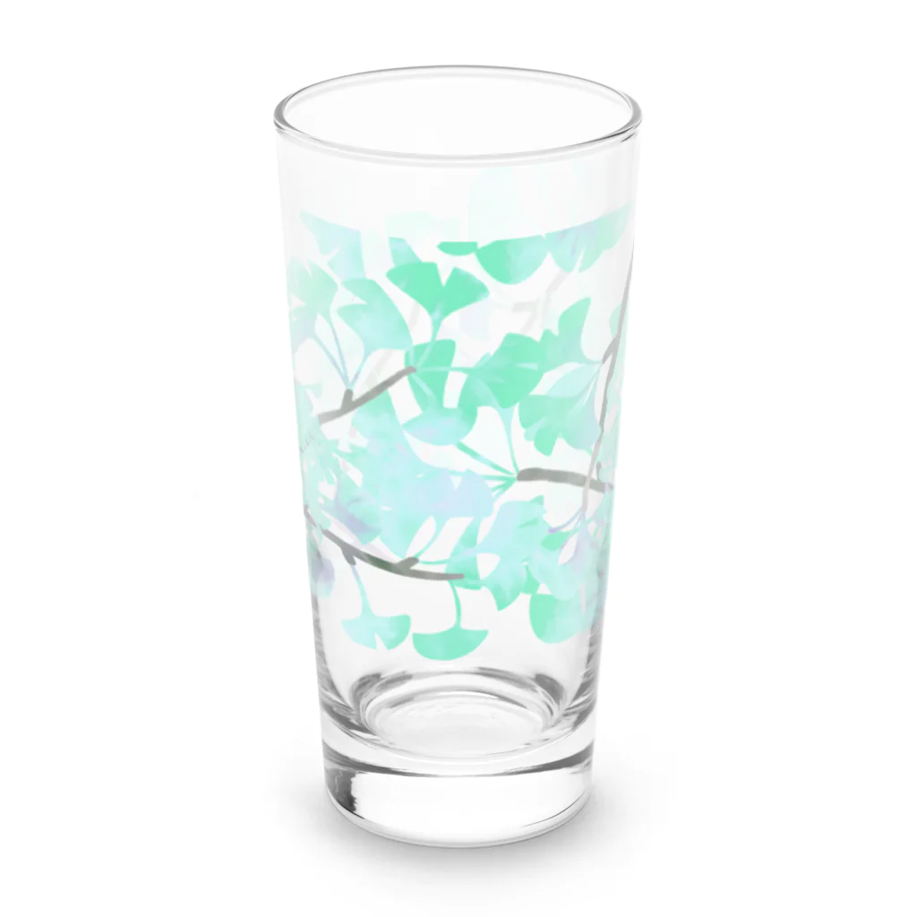 斗巳【キメラ鉛筆】のLSDイチョウ　ミント Long Sized Water Glass :front