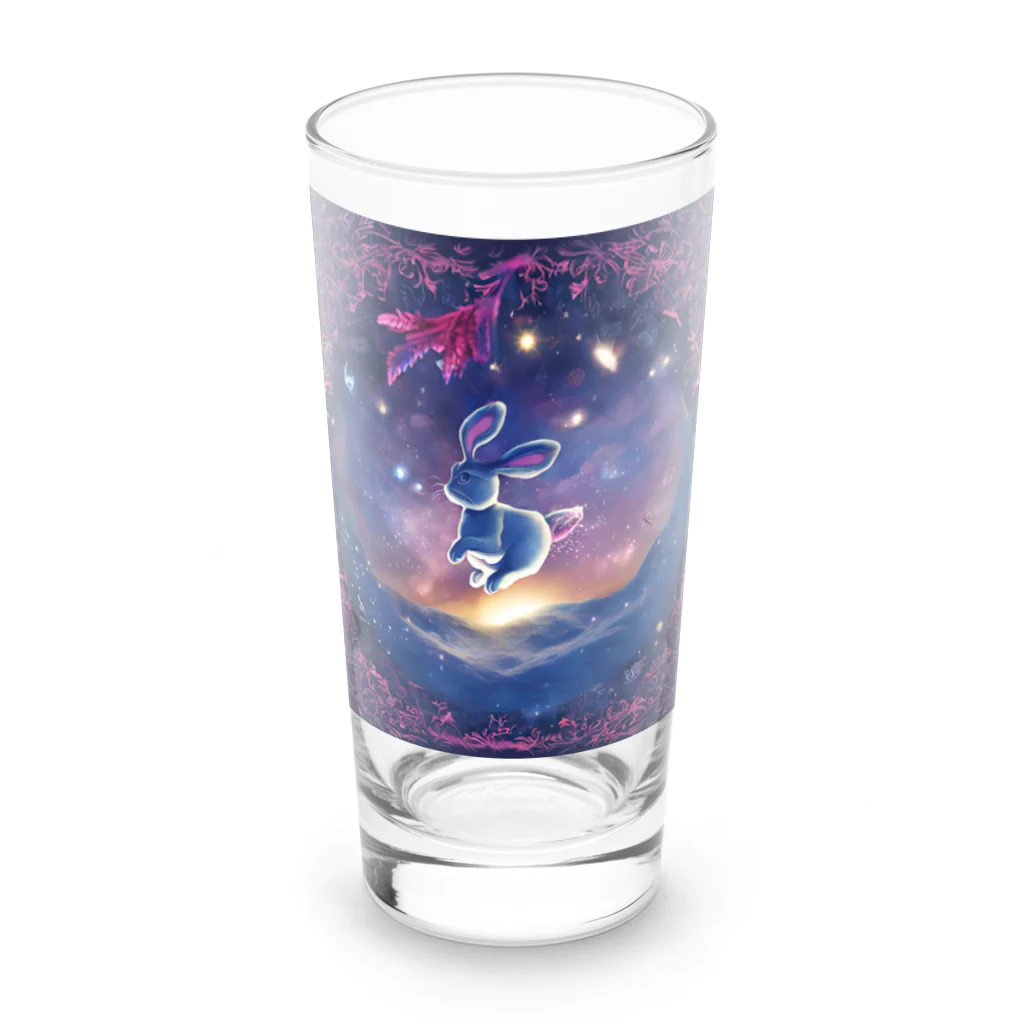 million-mindのうさぎの異世界冒険 Long Sized Water Glass :front