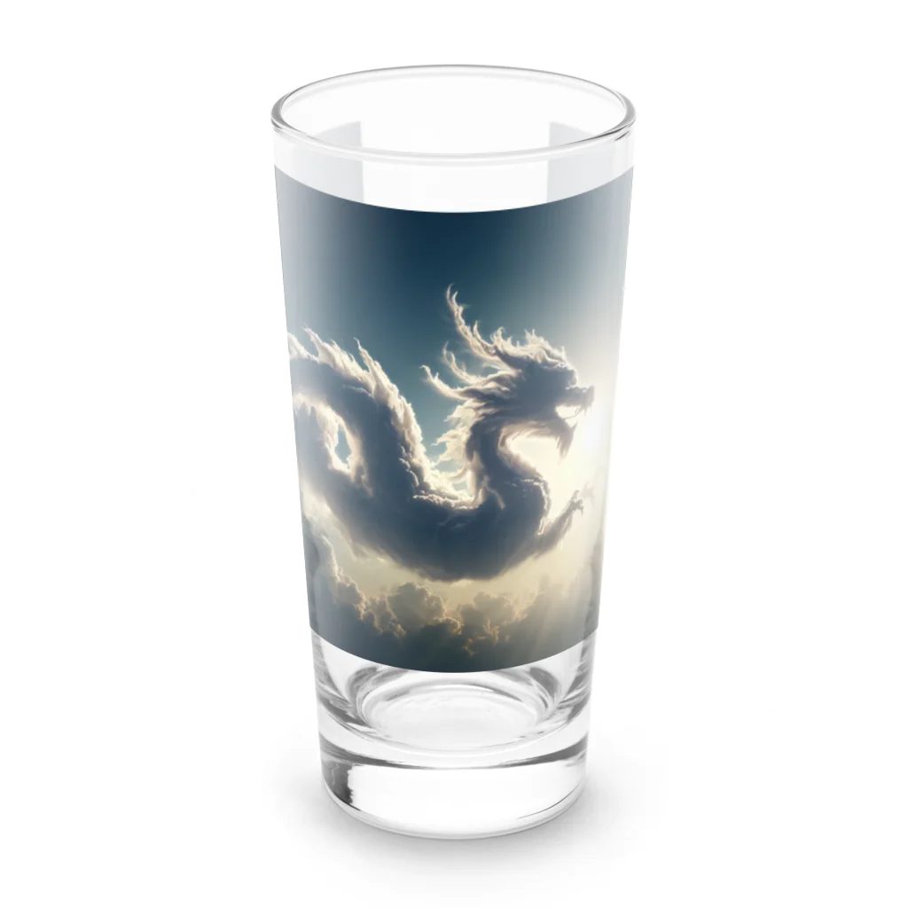 matsuya-11の太陽へ向かう雲龍 Long Sized Water Glass :front