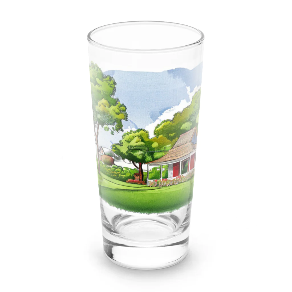 positive_poem05の作詩場所の風景 Long Sized Water Glass :front