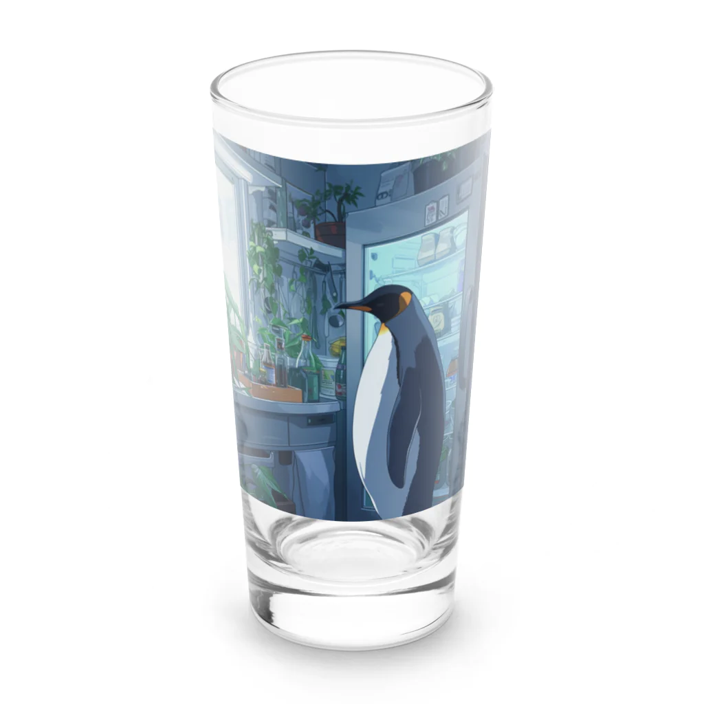 SSparrowのペンギンの生活 Long Sized Water Glass :front