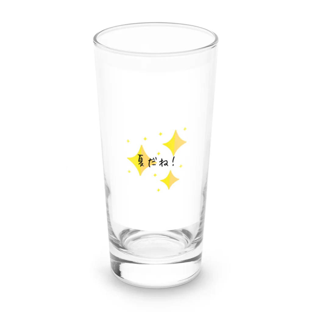 namidamakiの夏だね! Long Sized Water Glass :front