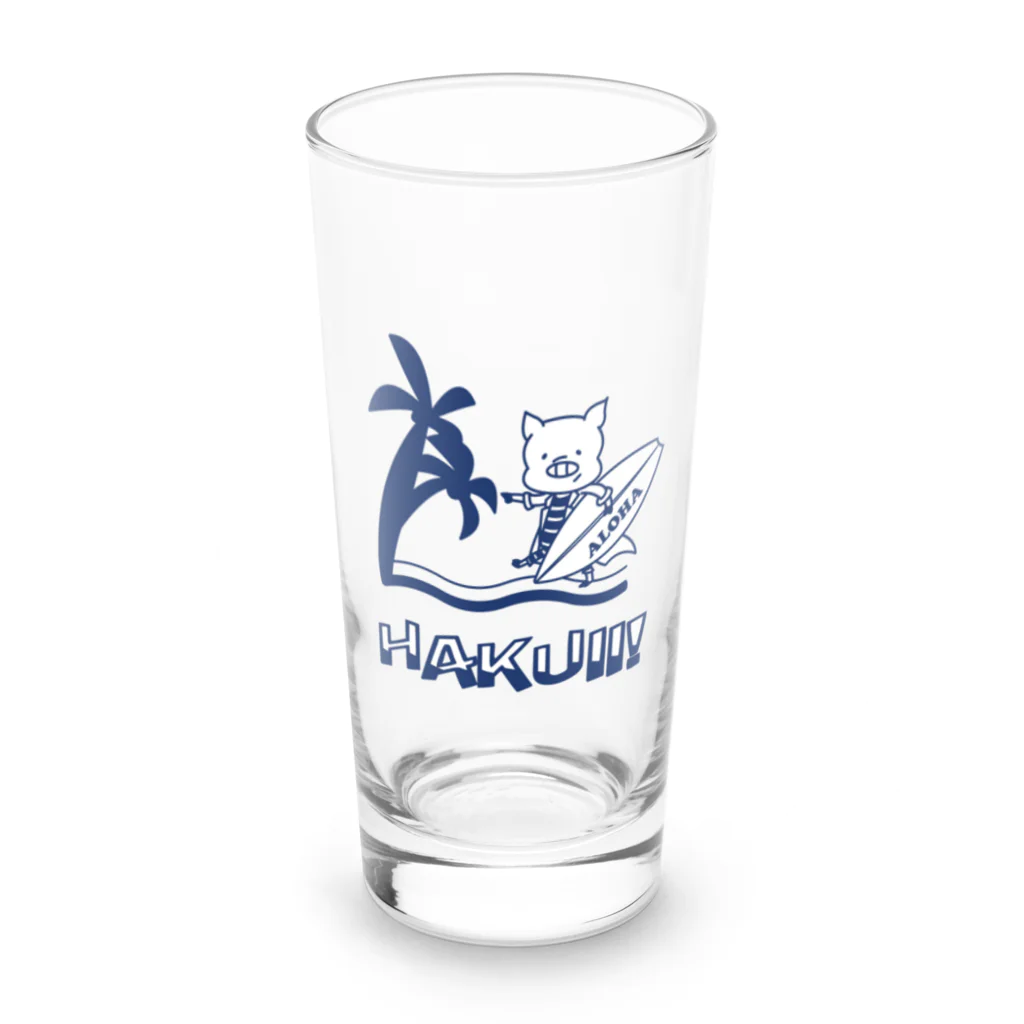 ari designのアロハ～ハクイ（白衣）!  Long Sized Water Glass :front