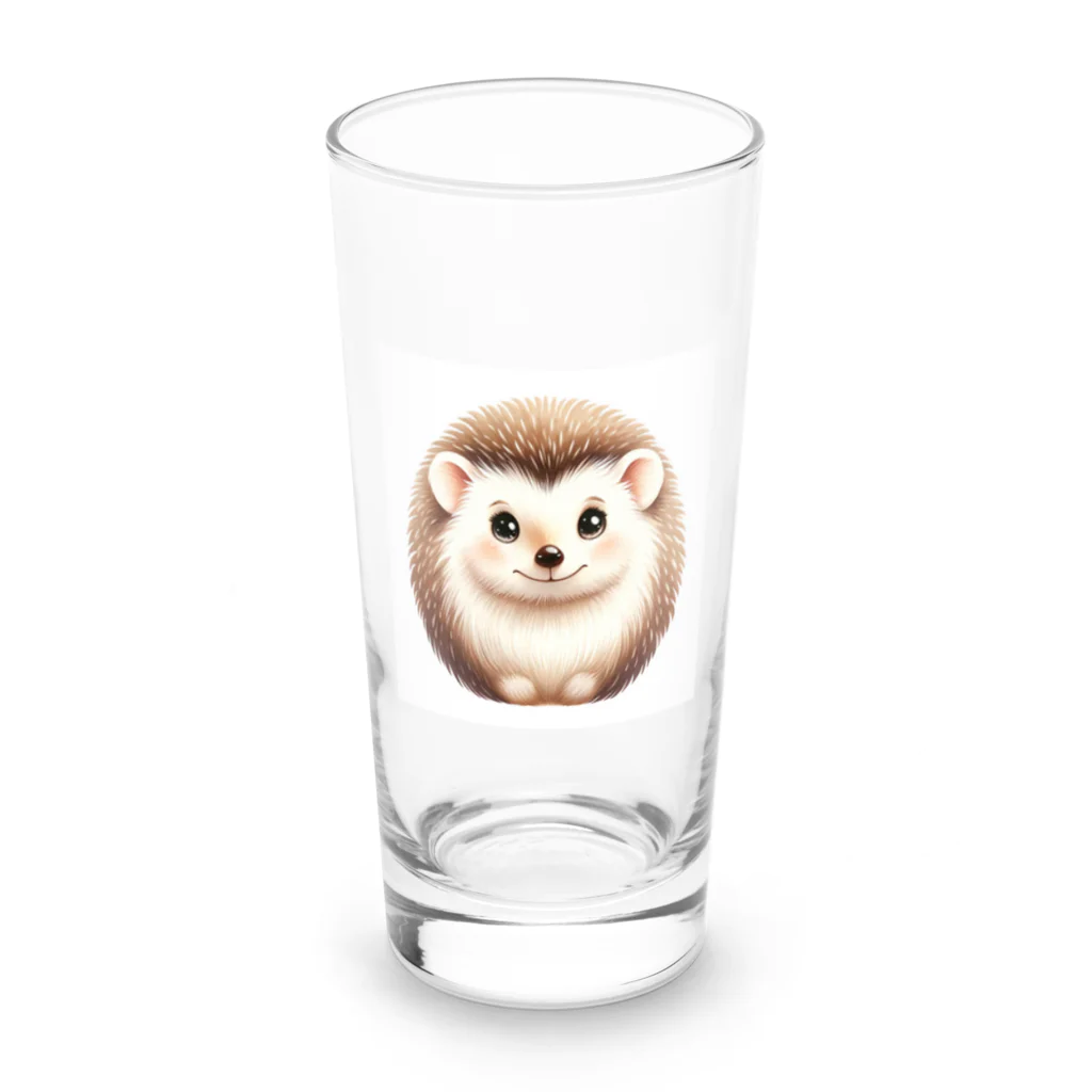 しんすけのお母さんハリネズミ Long Sized Water Glass :front