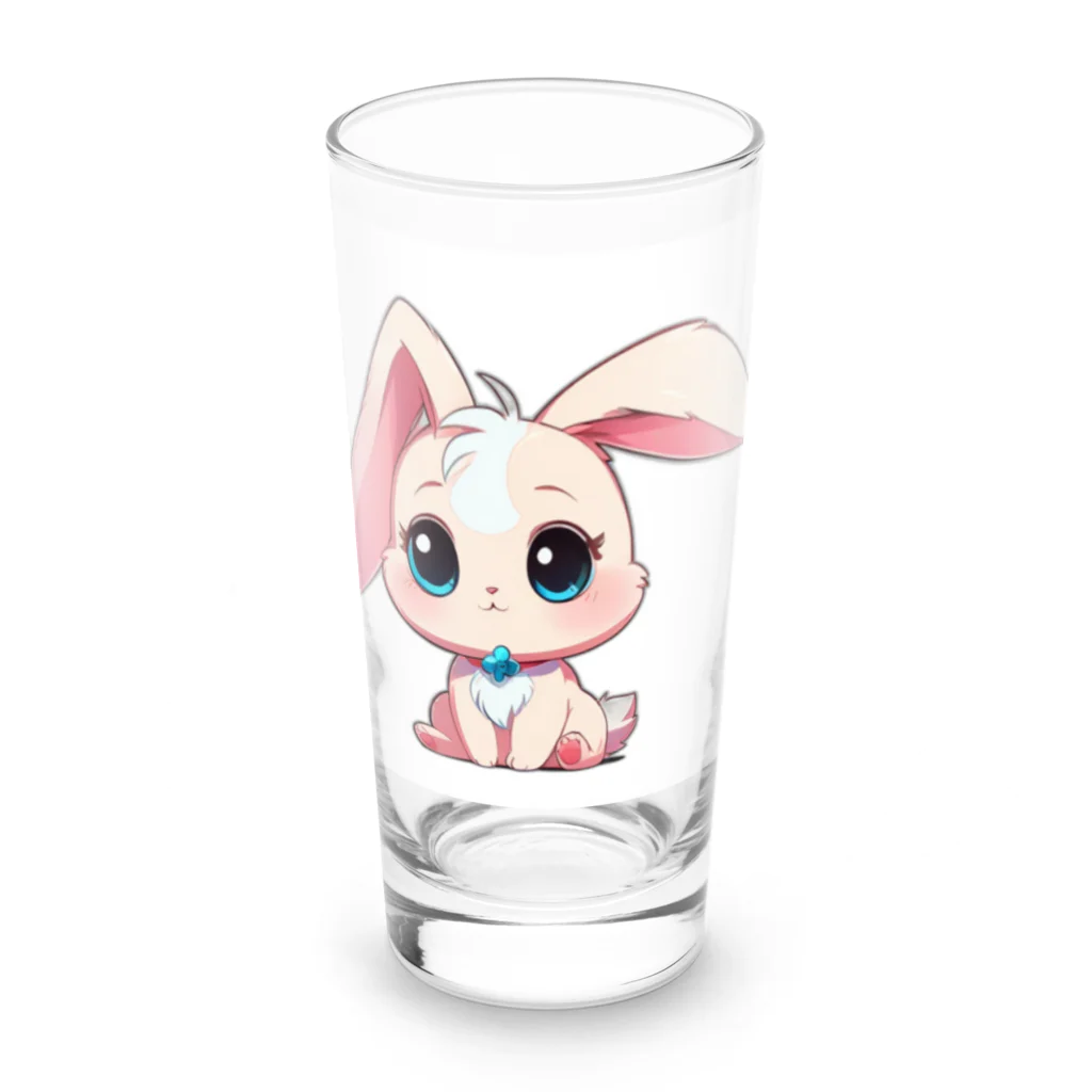 ちょっといいSHOPのちびアニマル（うさぎ） Long Sized Water Glass :front