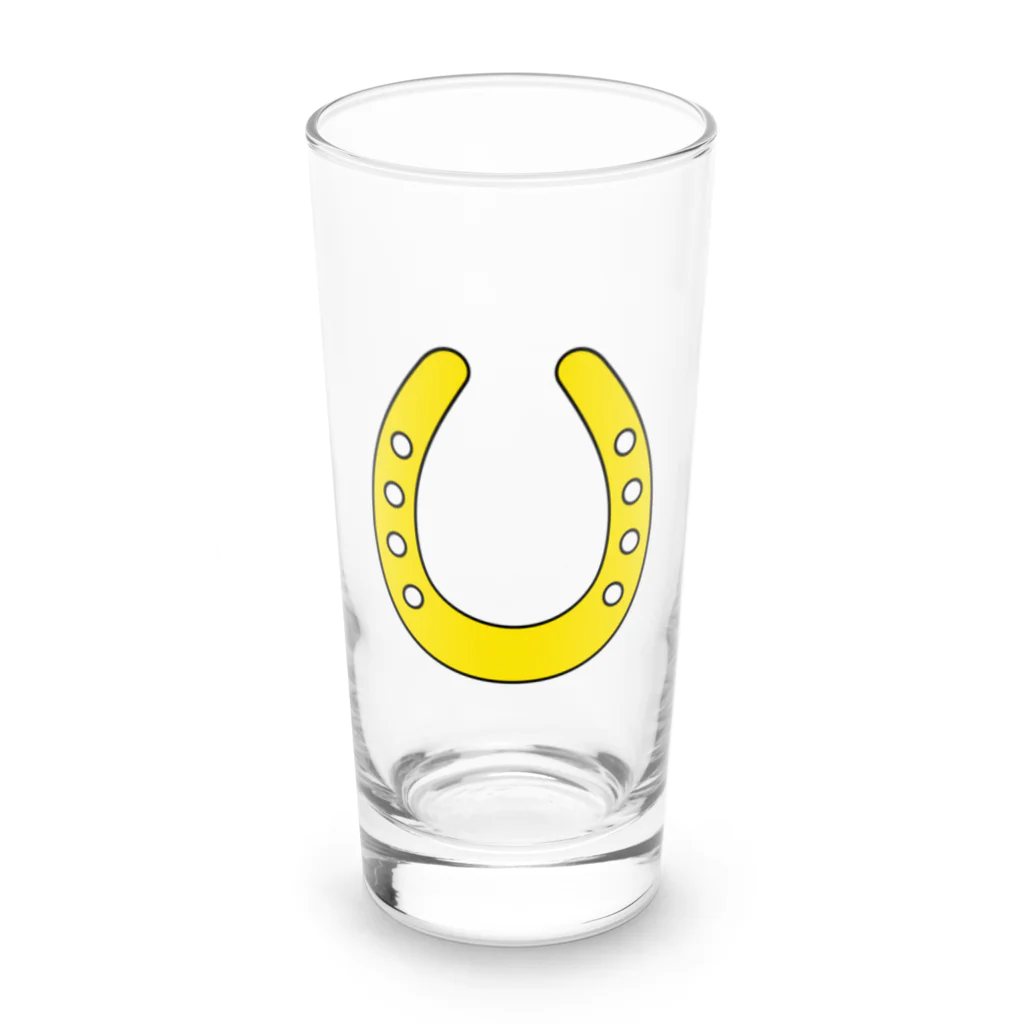 umajoの馬蹄（ホースシュー）Yellow Long Sized Water Glass :front