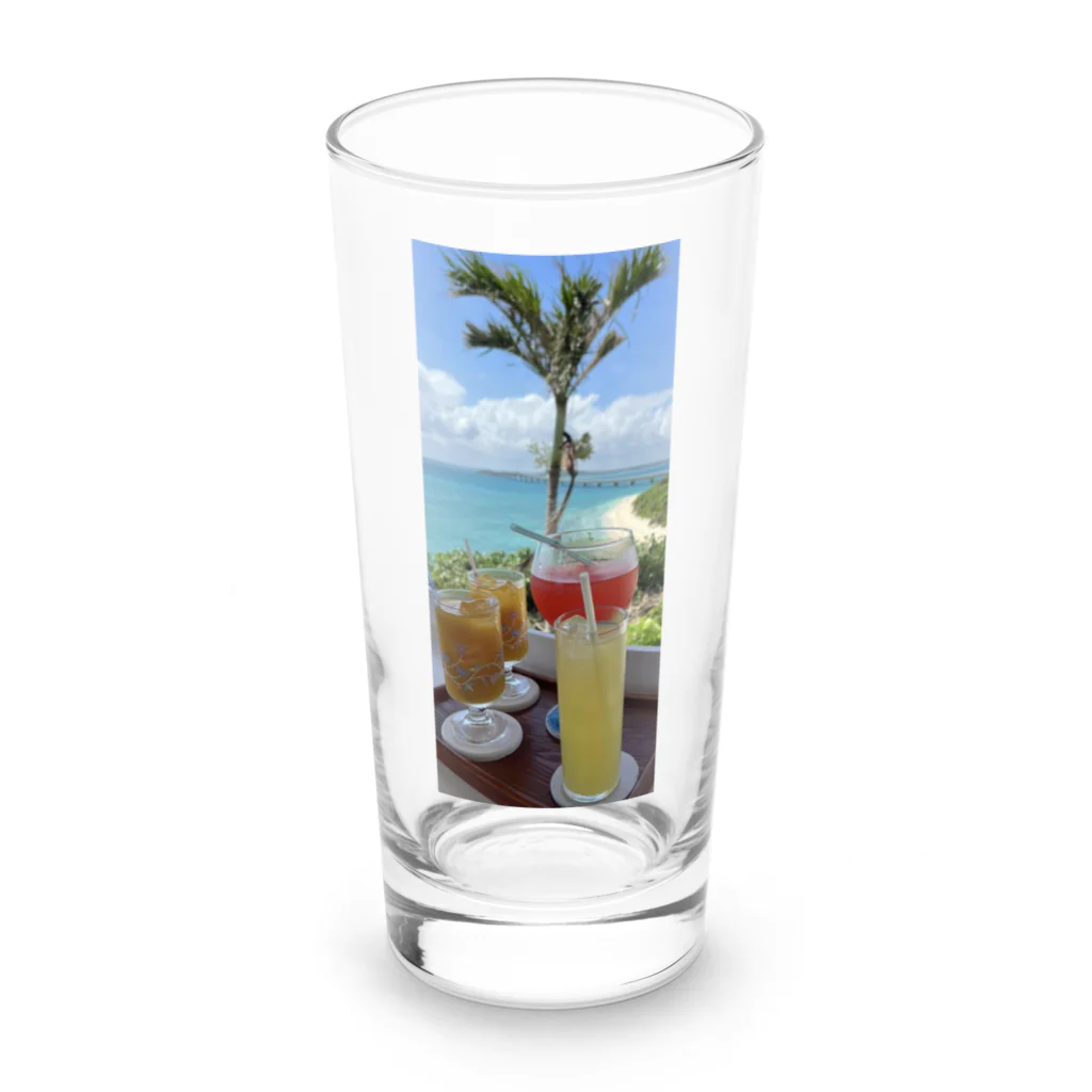 沖縄筋肉屋の南国、トロピカール🏝️ Long Sized Water Glass :front